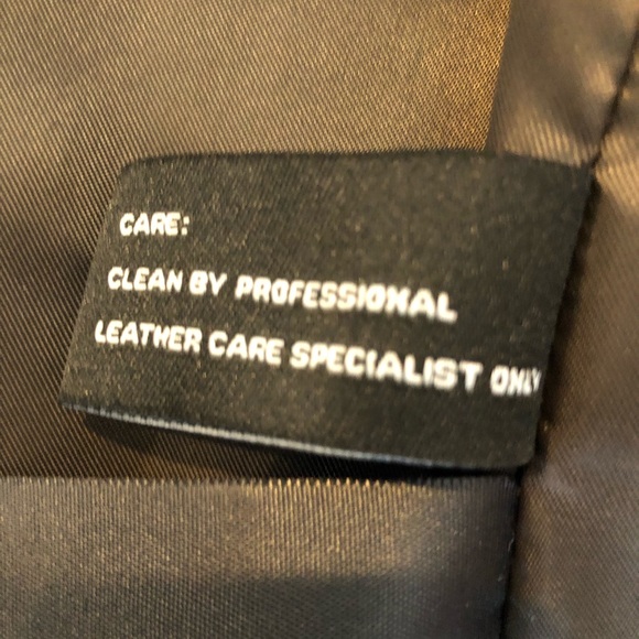 JoS A BANK … mens leather coat NWOT - Picture 7 of 16